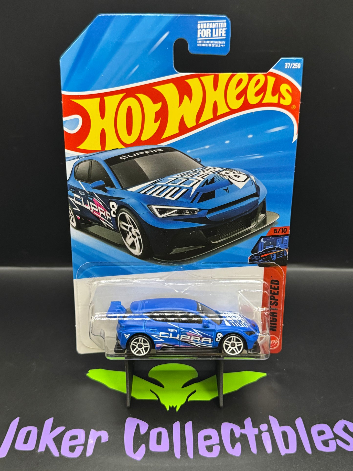 Hot Wheels 2026 Blue Cupra e-Racer 37/250 Nightspeed 5/10 N Case