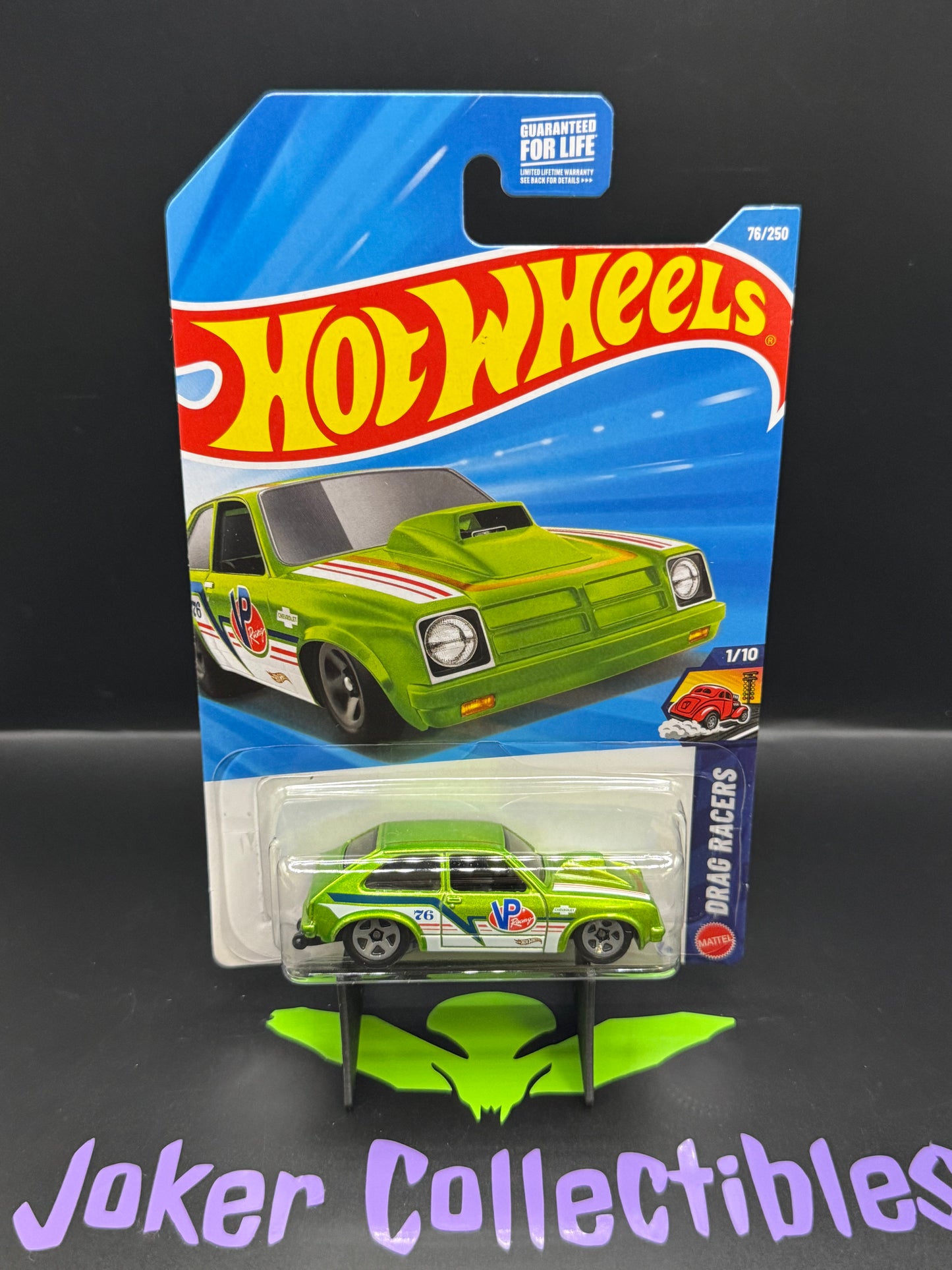 Hot Wheels 2026 Green '76 Chevy Chevette 76/250 Drag Racers 1/10 N Case