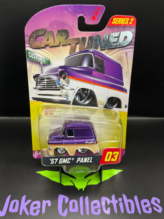 Damaged Card CarTuned Walgreens Exclusive Series 2 '57 GMC Panel Customs # 03