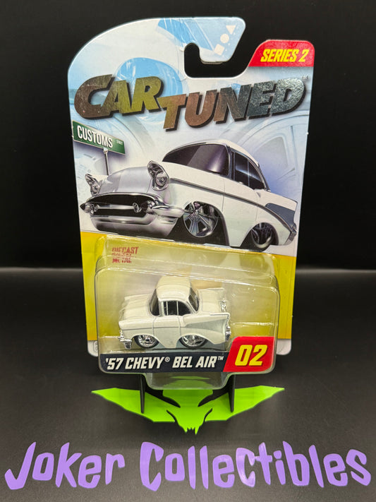 Damaged Card CarTuned Walgreens Exclusive Series 2 '57 Chevy Bel Air Customs # 02