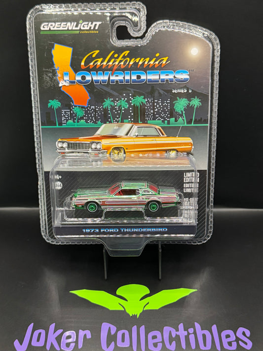 Greenlight California Lowriders Series 6 Green Machine Chase 1973 Ford Thunderbird