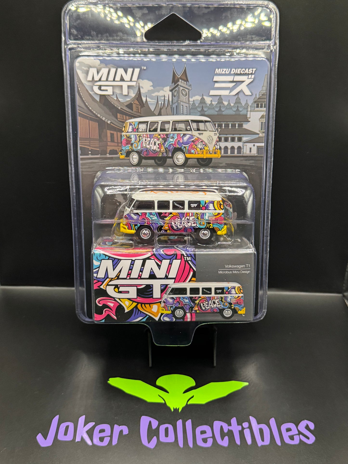 Mini GT #1191 Volkswagen T1 Microbus Mizu Design Mizu Diecast