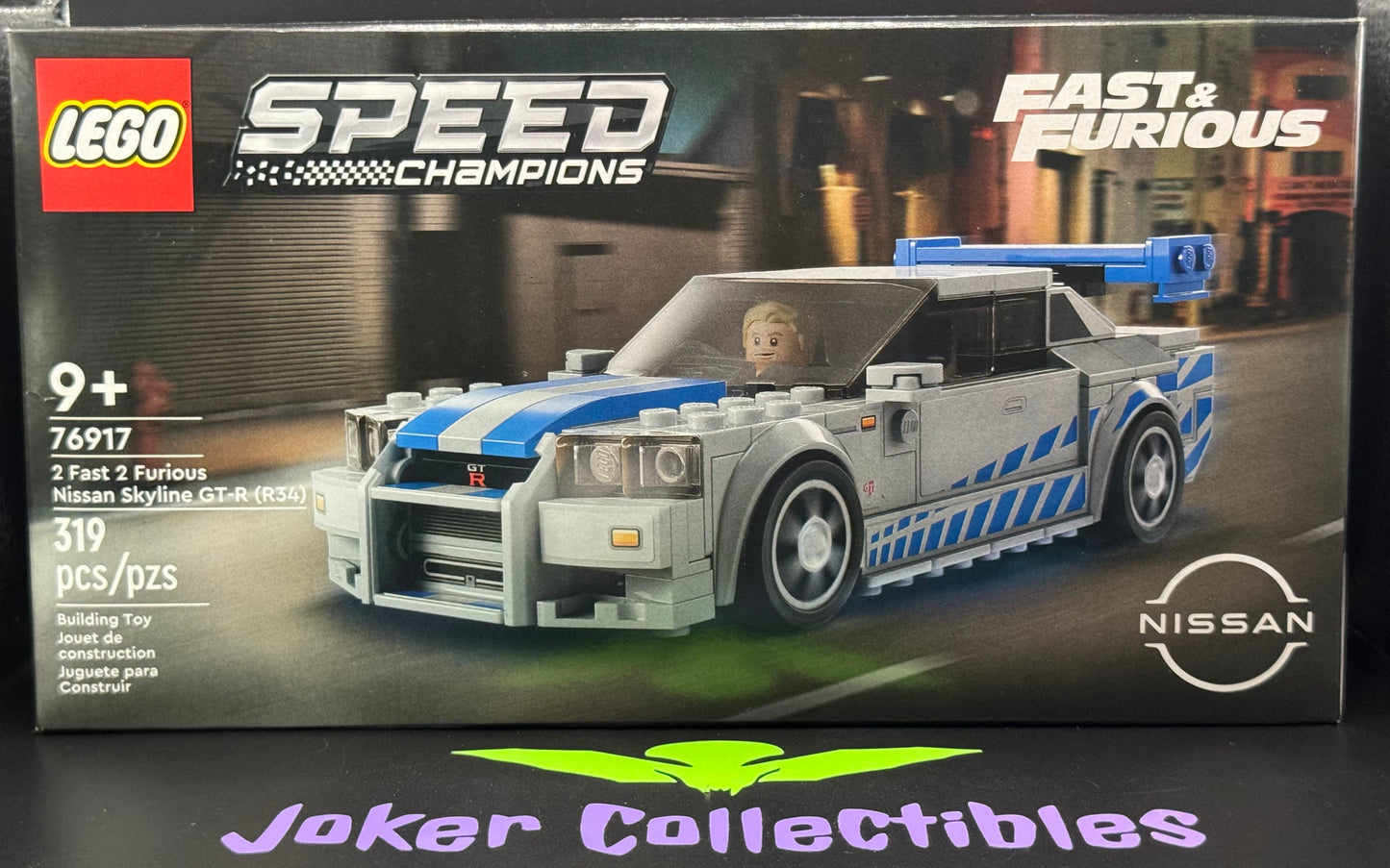 Lego Speed Champions Fast & Furious 2 Fast 2 Furious Nissan Skyline GT-R R34 76917