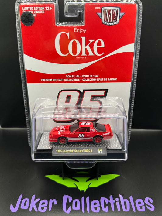 M2 Machines Enjoy Coke Chase 1985 Chevrolet Camaro IROC-Z A15 22-24