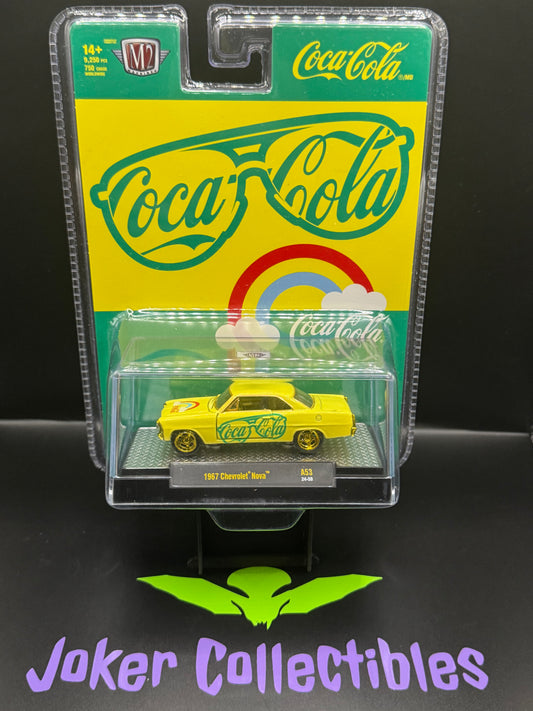 M2 Machines Coca-Cola Chase 1967 Chevrolet Nova A53 24-59