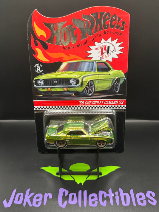 Hot Wheels 2021 RLC Red Line Club '69 Chevrolet Camaro SS 02840/30000 Low Number