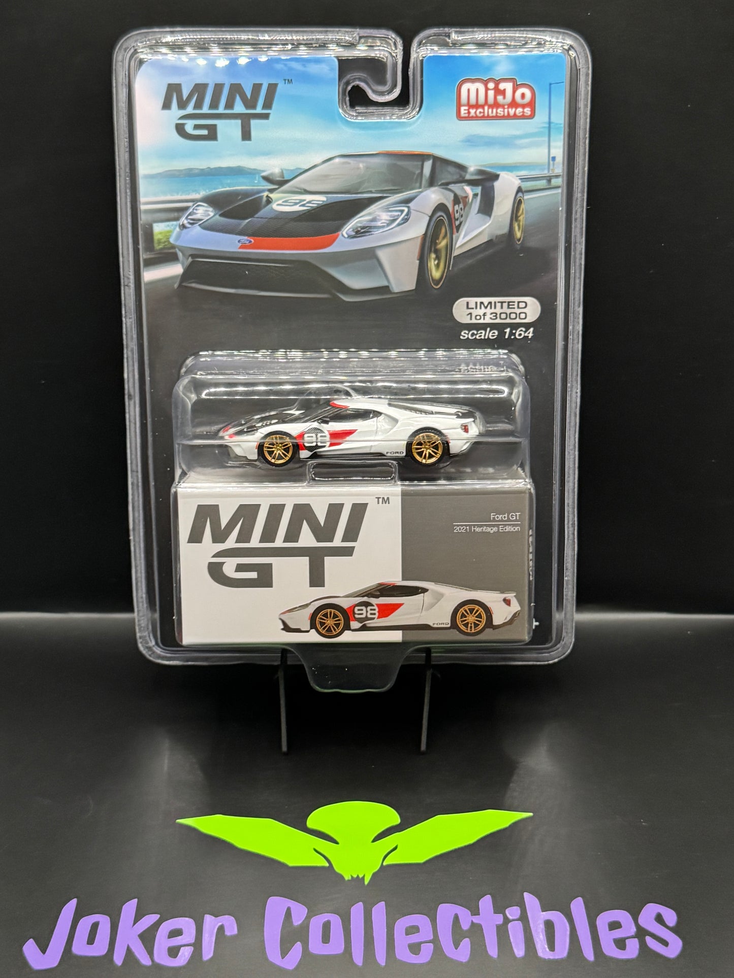 Mini GT #313 Ford GT 2021 Ken Miles Heritage Limited Edition