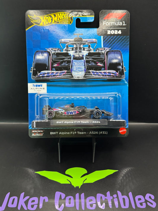 Hot Wheels Formula 1 2024 BWT Alpine F1 Team - A524 (#31) Esteban Ocon