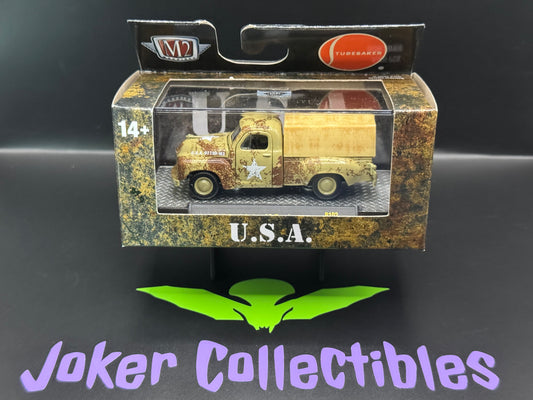 M2 Machines Auto-Thentics Military 1949 Studebaker 2R Truck R102 25-74