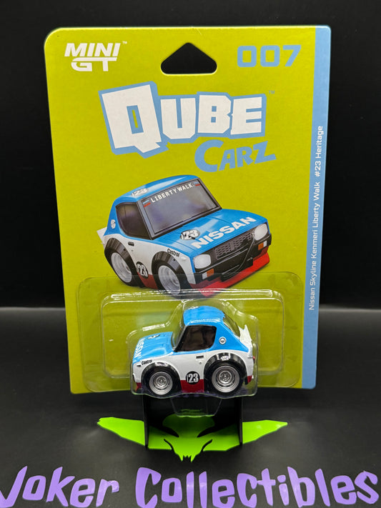 Mini GT Qube Carz Series 2 Liberty Walk 1972 Nissan Skyline Kenmeri Liberty Walk #23 Heritage 007