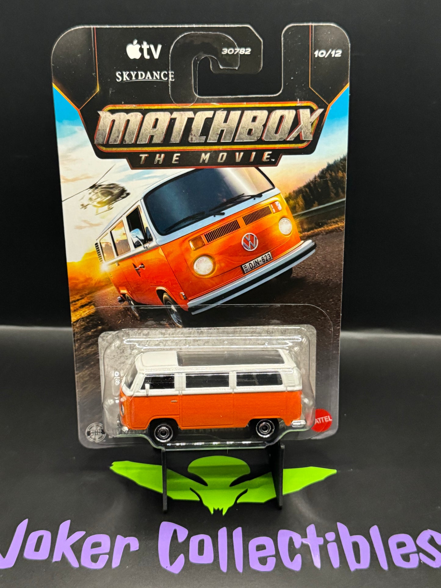 Matchbox the Movie Orange 1973 Volkswagen T2B Bus # 10/12