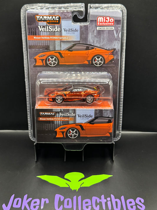 Tarmac Works Global64 Chase Nissan VeilSide FFZ400 Fairlady Z Orange