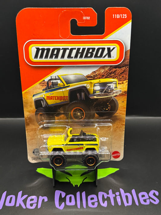 Matchbox 2026 Yellow MBX Field Car Convertible # 110/125