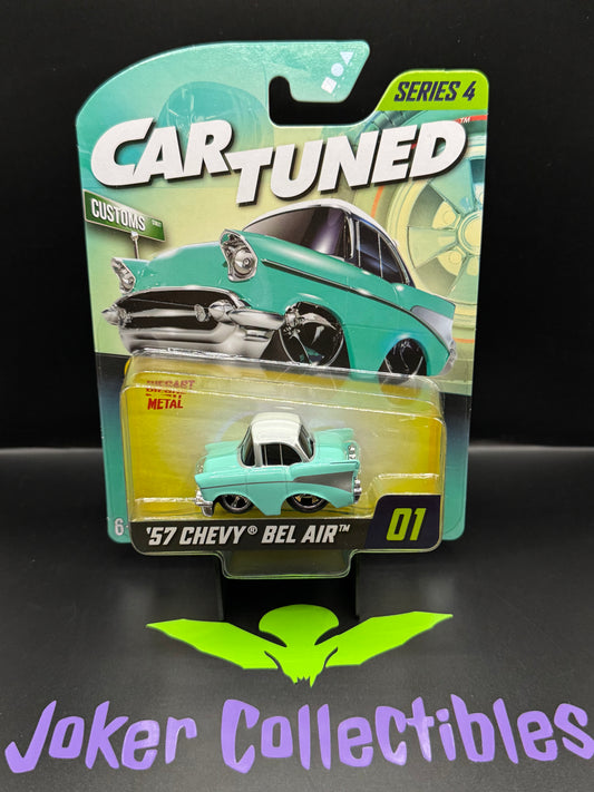 CarTuned Series 4 Mainline '57 Chevy Bel Air Customs # 01