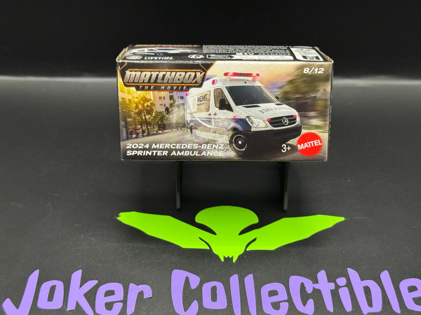 Matchbox the Movie Power Grabs MEMT 2024 Mercedes-Benz Sprinter Ambulance # 8/12
