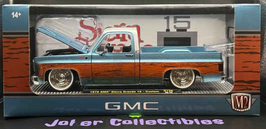 M2 Machines 1:24 Scale 1976 GMC Sierra Grande 15 Custom R136 25-10