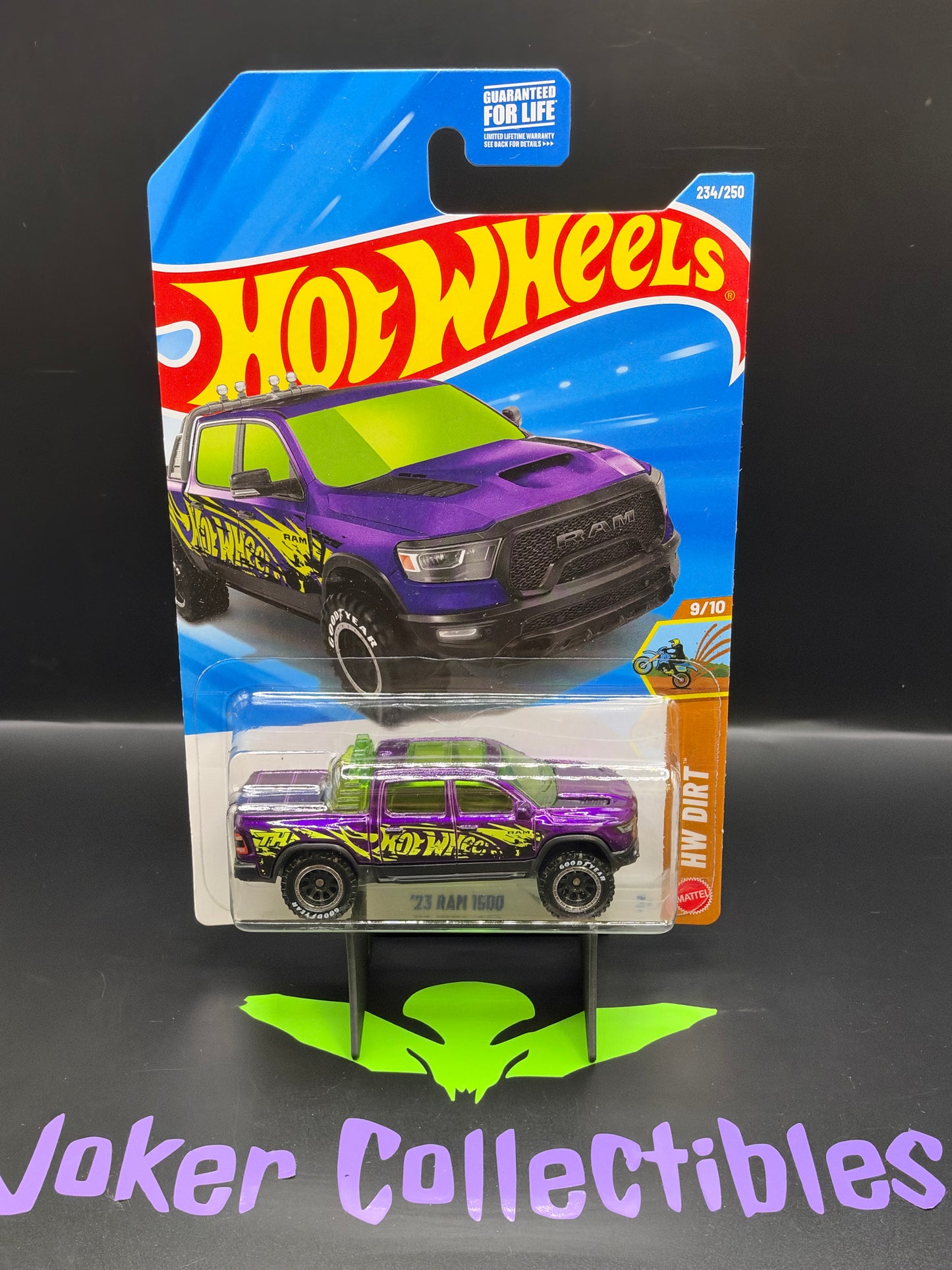 Hot Wheels 2026 Super Treasure Hunt Purple '23 Ram 1500 234/250 HW Dirt 9/10 N Case
