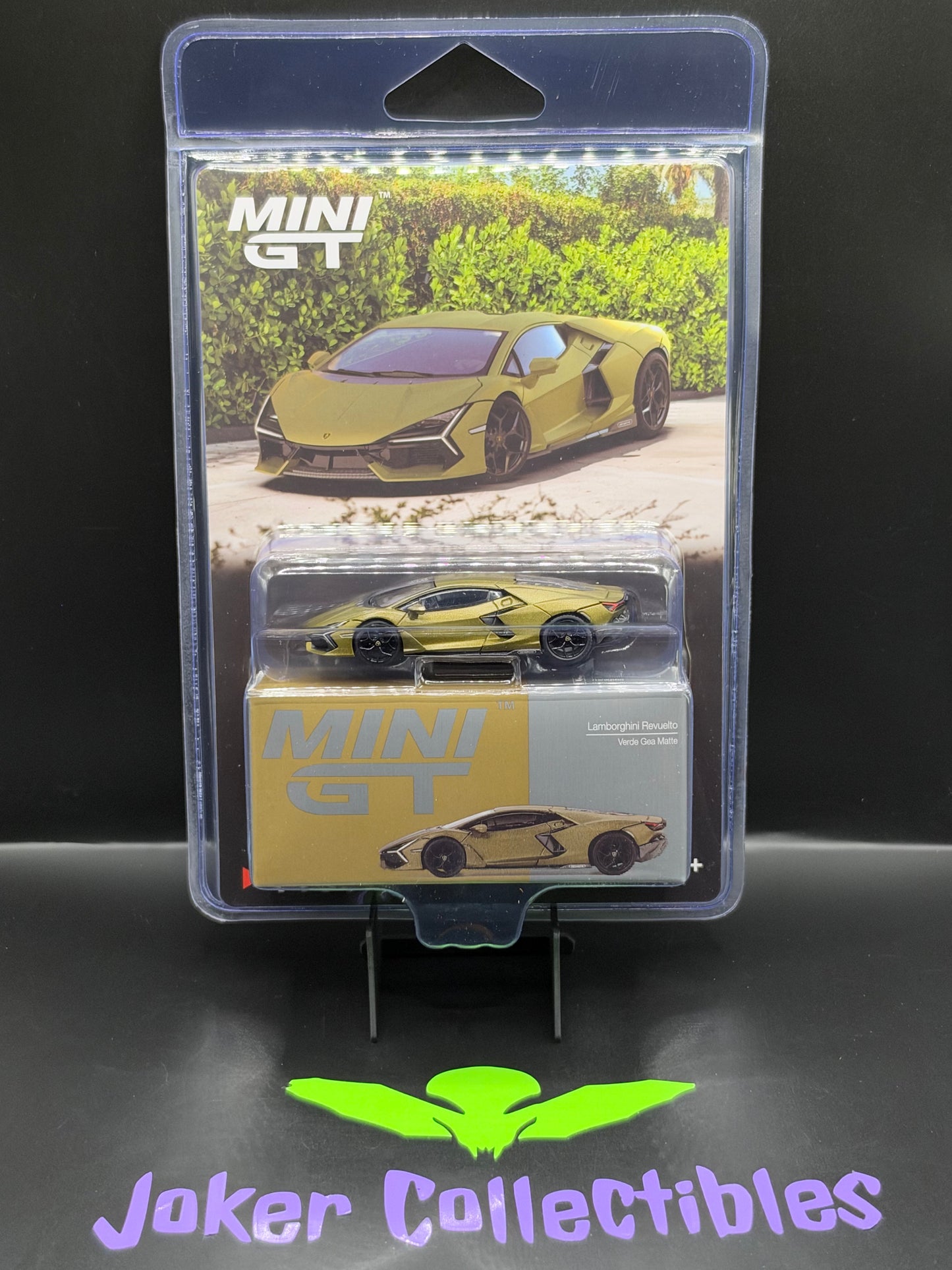 Mini GT #1136 Lamborghini Revuelto Verde Gea Matte Green