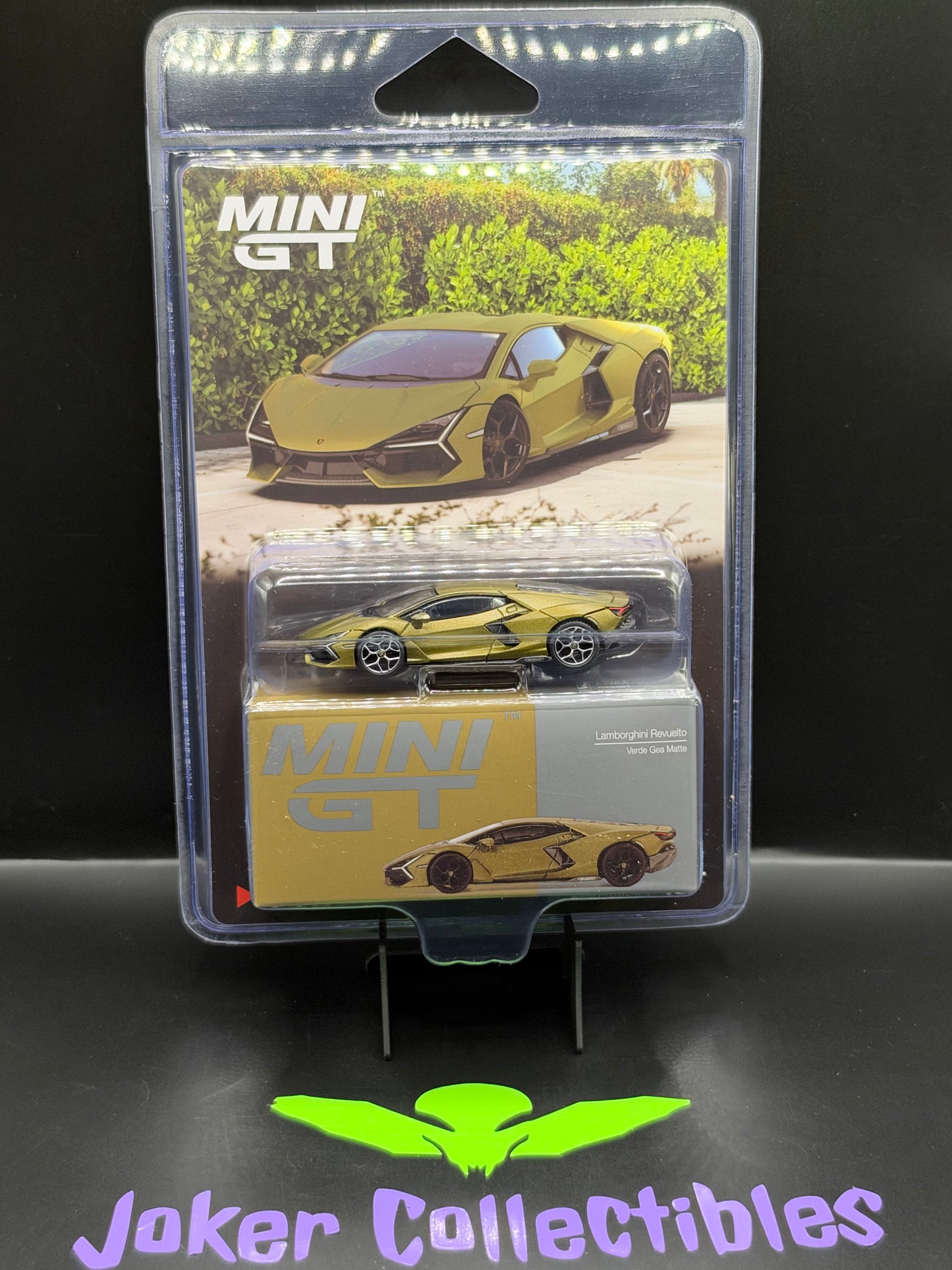 Mini GT Chase #1136 Lamborghini Revuelto Verde Gea Matte Green
