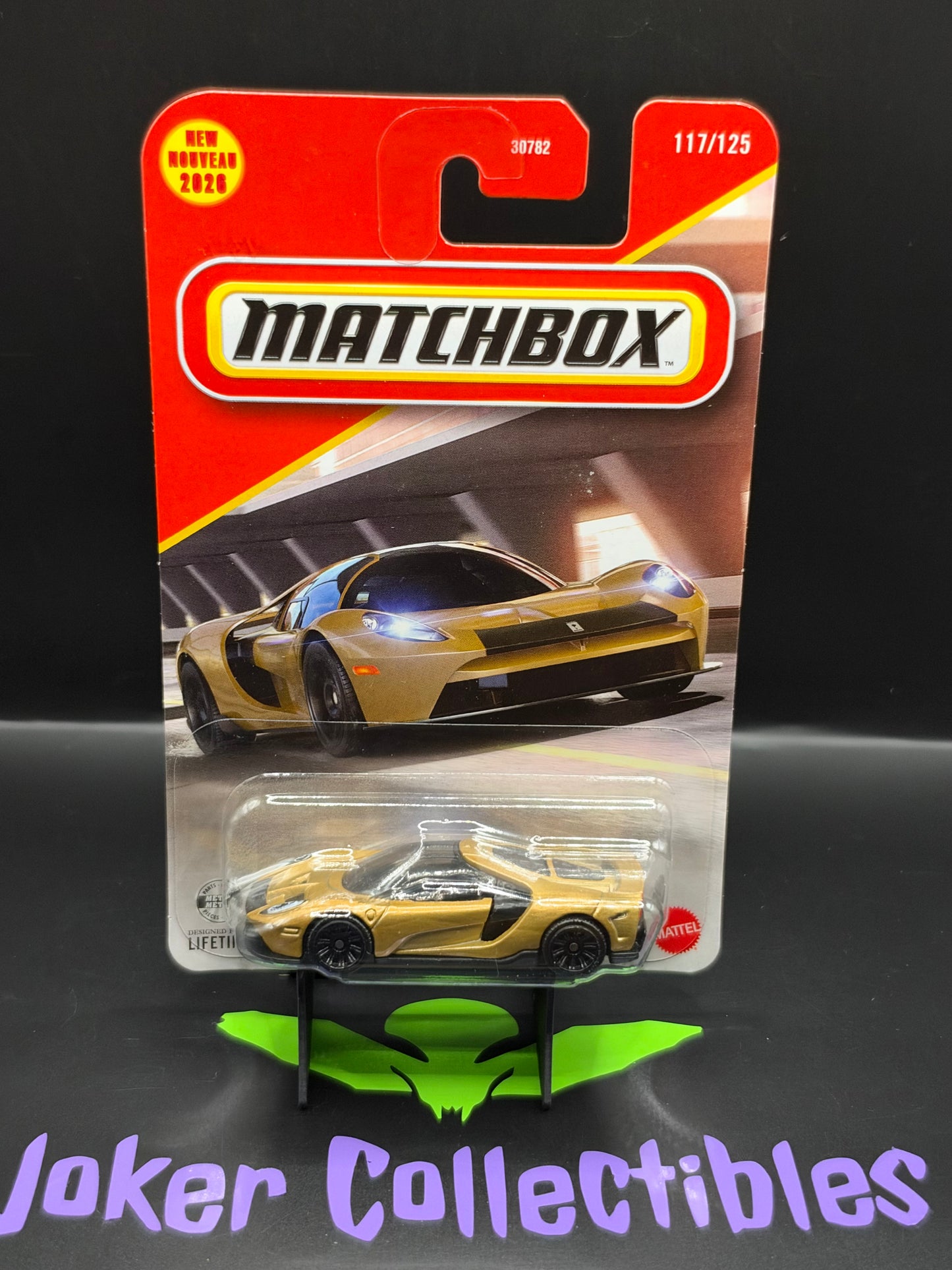 Matchbox 2026 Gold 2024 Glickenhaus SCG 004 # 117/125