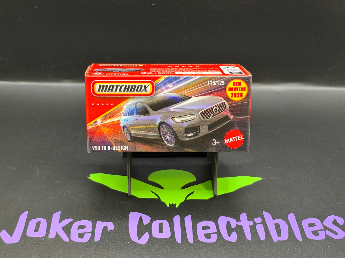 Matchbox Power Grabs 2026 Gray Silver Volvo V90 T6 R-Design # 115/125