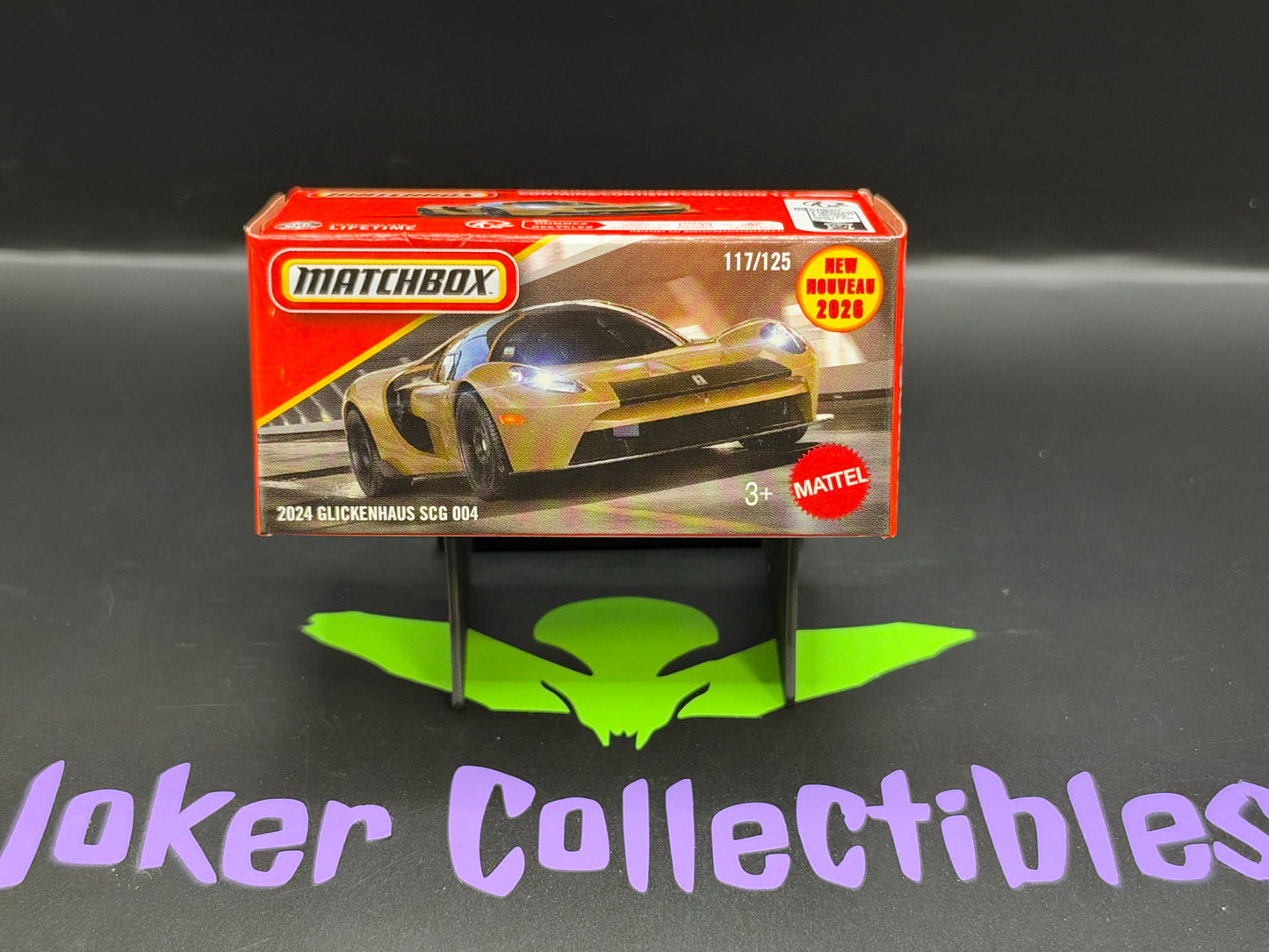 Matchbox Power Grabs 2026 Gold 2024 Glickenhaus SCG 004 # 117/125