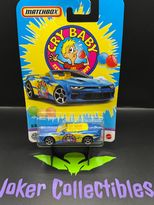Matchbox 2025 Candy Cry Baby '16 Chevy Camaro Convertible # 5/6