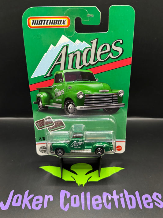 Matchbox 2025 Candy Andes Mint '47 Chevy AD 3100 # 2/6