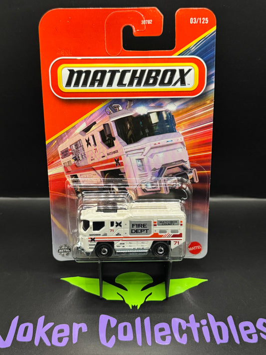 Matchbox 2025 White County Fire Dept Blaze Buster II # 03/125