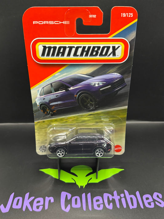 Matchbox 2025 Purple Porsche Cayenne Turbo # 19/125