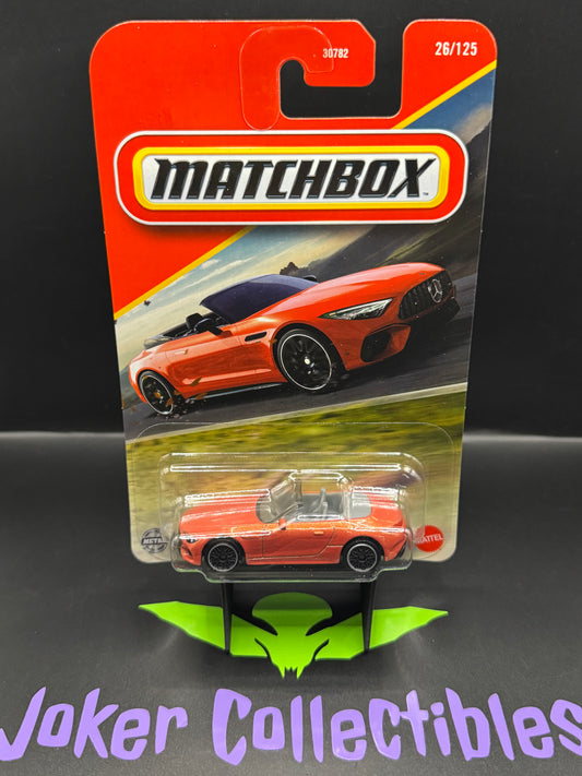Matchbox 2025 Orange Mercedes-AMG SL 63 Convertible # 26/125