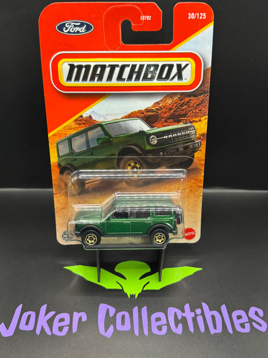 Matchbox 2025 Green 2021 Ford Bronco # 30/125