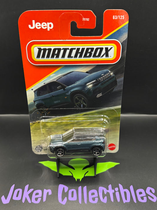 Matchbox 2025 Grey Blue 2023 Jeep Avenger # 63/125