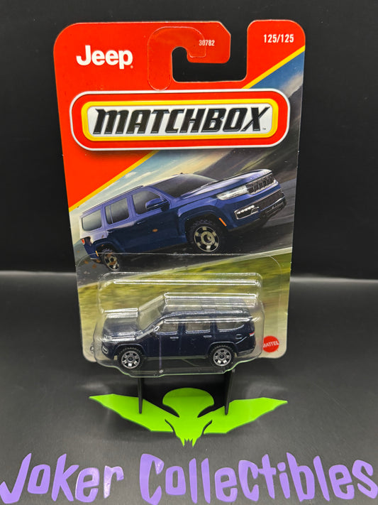 Matchbox 2025 Blue 2022 Jeep Wagoneer # 125/125