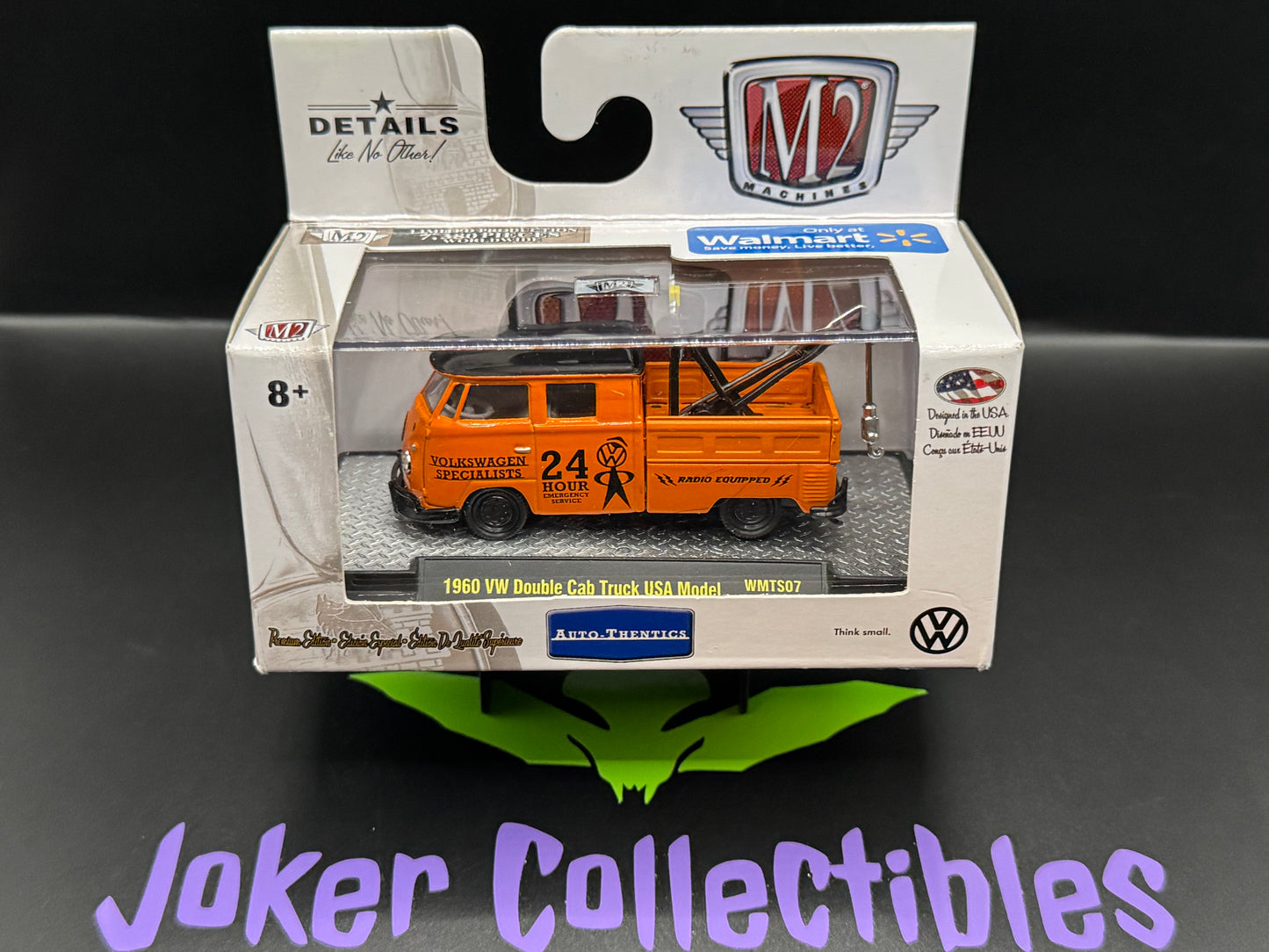 M2 Machines Auto-Thentics 1960 VW Double Cab Truck USA Model WMTS07 16-46