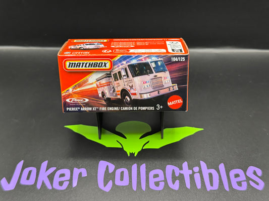Matchbox Power Grabs 2025 White Pierce Arrow XT Fire Engine # 104/125