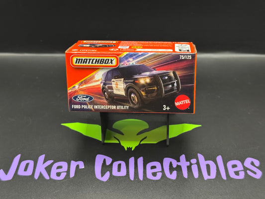 Matchbox Power Grabs 2025 San Diego Ford Police Interceptor Utility # 75/125