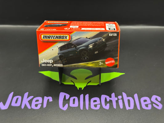 Matchbox Power Grabs 2025 Grey Blue 2023 Jeep Avenger # 63/125