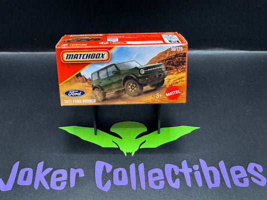 Matchbox Power Grabs 2025 Green 2021 Ford Bronco # 30/125