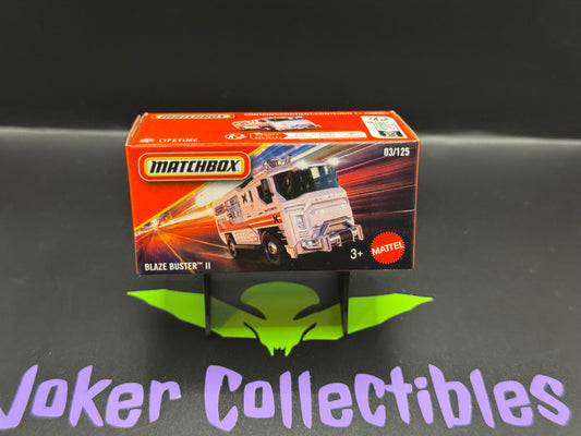 Matchbox Power Grabs 2025 White County Fire Dept Blaze Buster II # 03/125