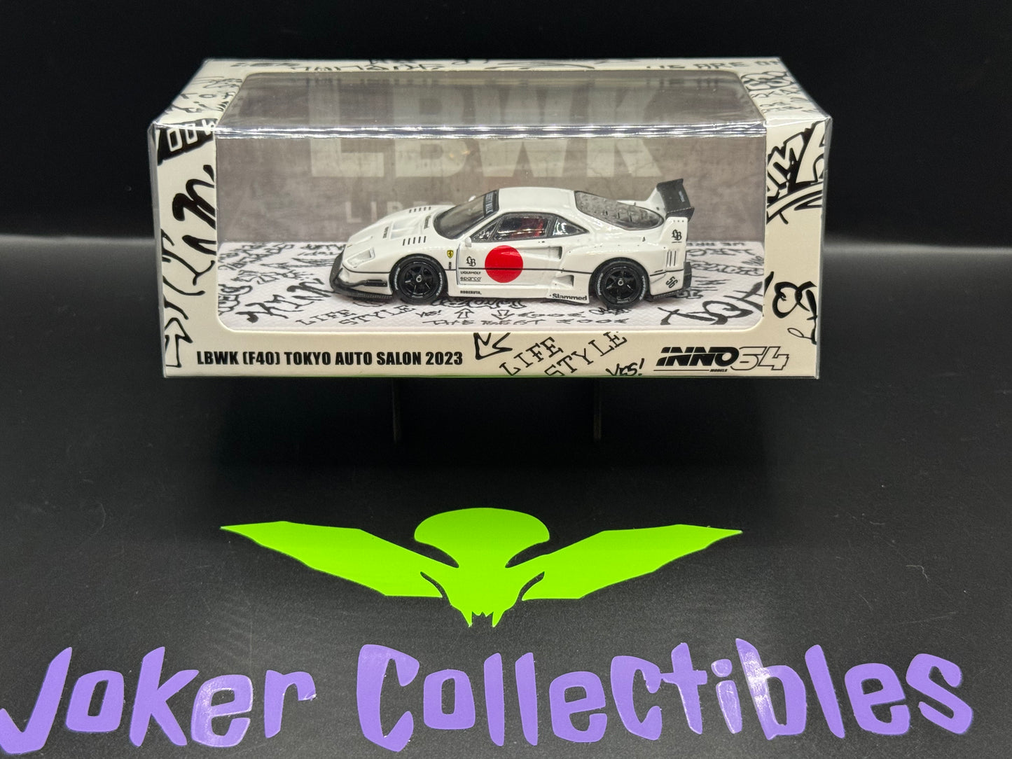 INNO64 LBWK Ferrari F40 Tokyo Auto Salon 2023 White
