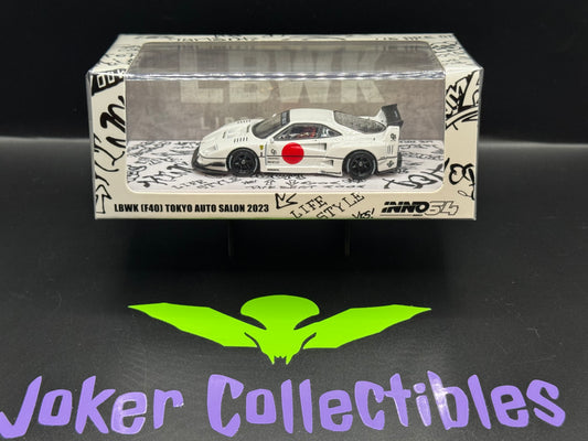 INNO64 LBWK Ferrari F40 Tokyo Auto Salon 2023 White