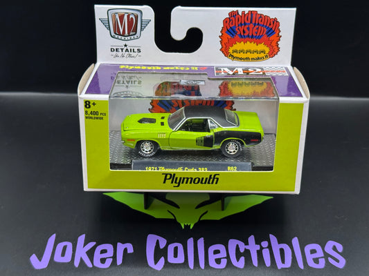 M2 Machines Detroit Muscle 1971 Plymouth Cuda 383 R62 22-02
