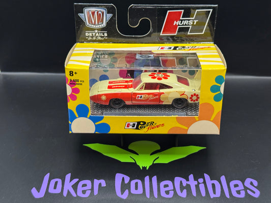 M2 Machines Detroit Muscle Hurst Power Flowers 1969 Dodge Charger Daytona HEMI S47 22-21