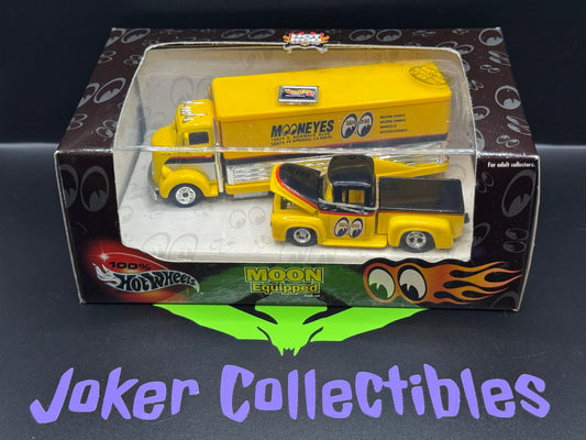 Hot Wheels 100% Hot Rod Series Moon Equipped Mooneyes '56 Ford Pickup & '38 Ford COE