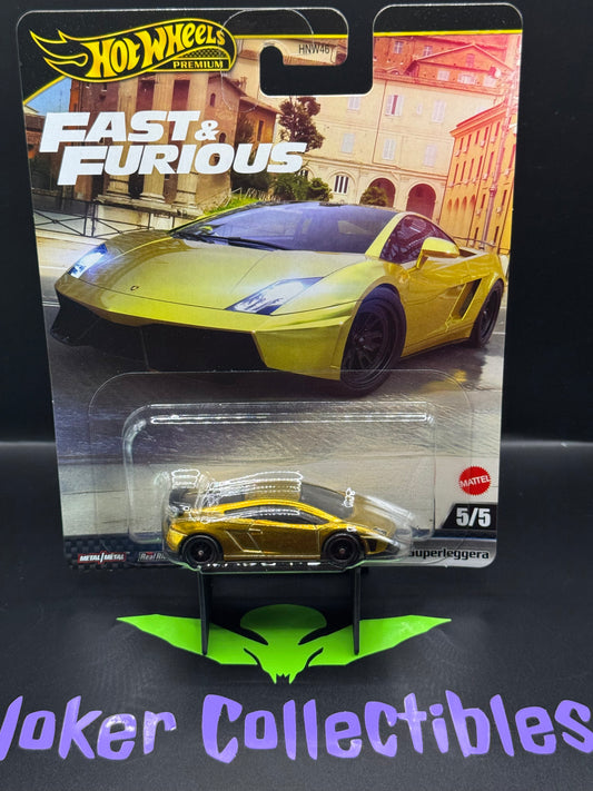 Hot Wheels Premium Fast & Furious Lamborghini Gallardo LP 570-4 Superleggera # 5/5