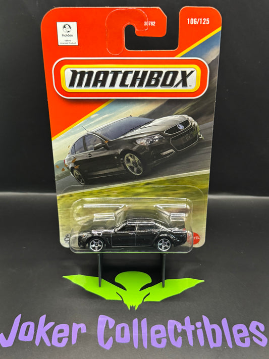 Matchbox 2025 Black Holden VF Commodore SSV # 106/125