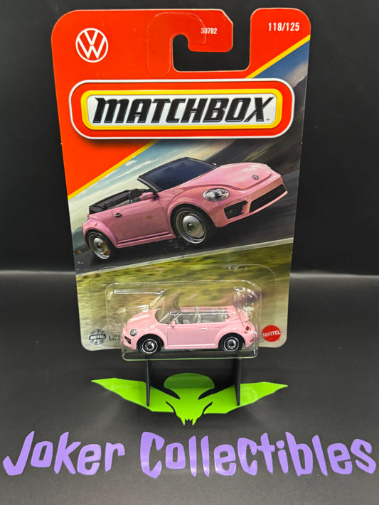 Matchbox 2025 Pink 2019 Volkswagen Beetle Convertible # 118/125