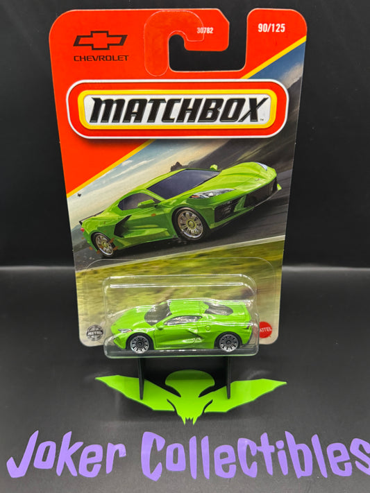 Matchbox 2025 Lime Green Corvette C8 # 90/125