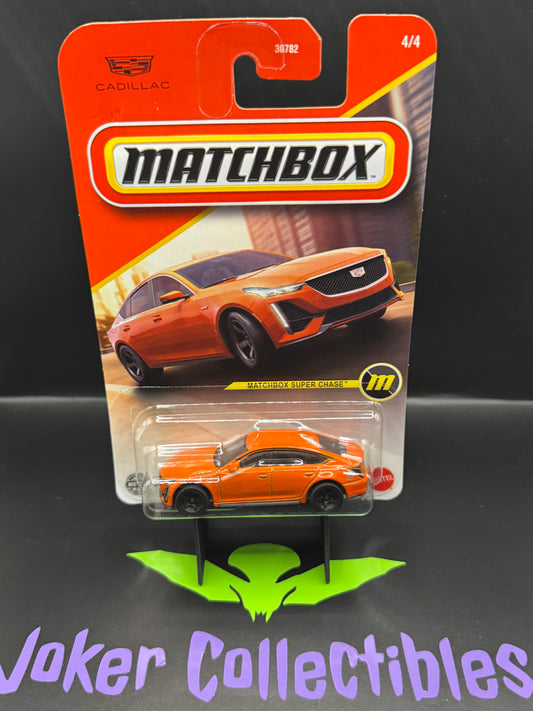 Matchbox 2025 Super Chase Orange 2021 Cadillac CT5-V # 4/4